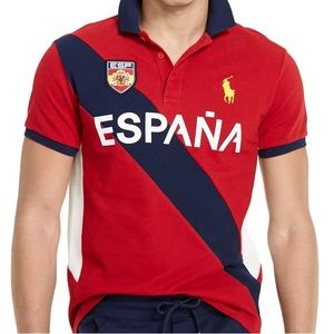 Polo shirt custom fit size Large